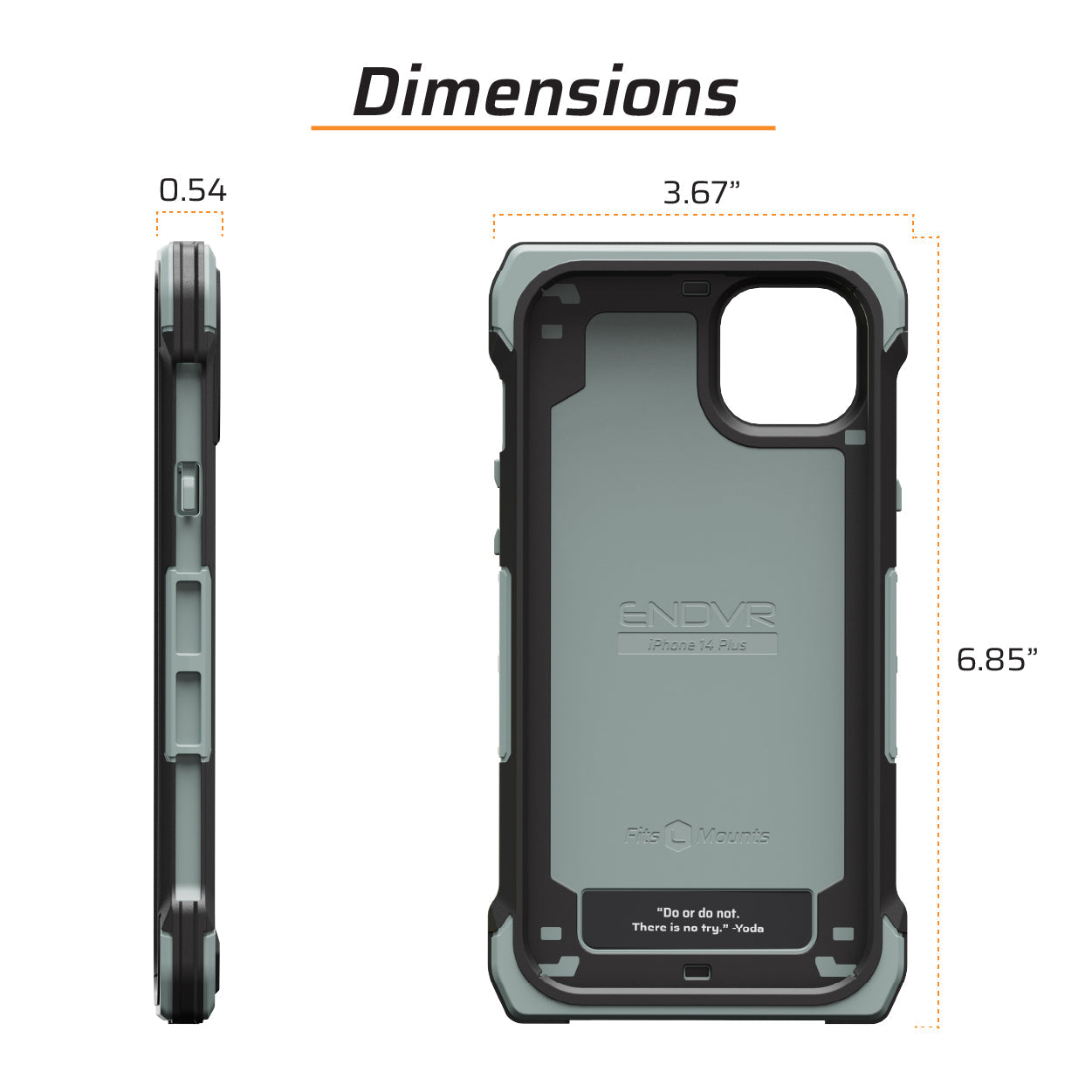 iPhone 14+ (Plus) ENDVR Phone Case | Made in USA
