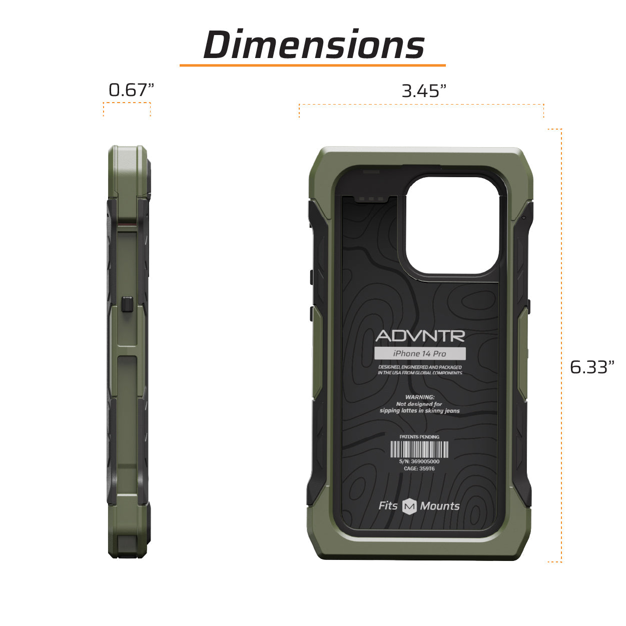 iPhone 14 Pro ADVNTR Phone Case | Made in USA
