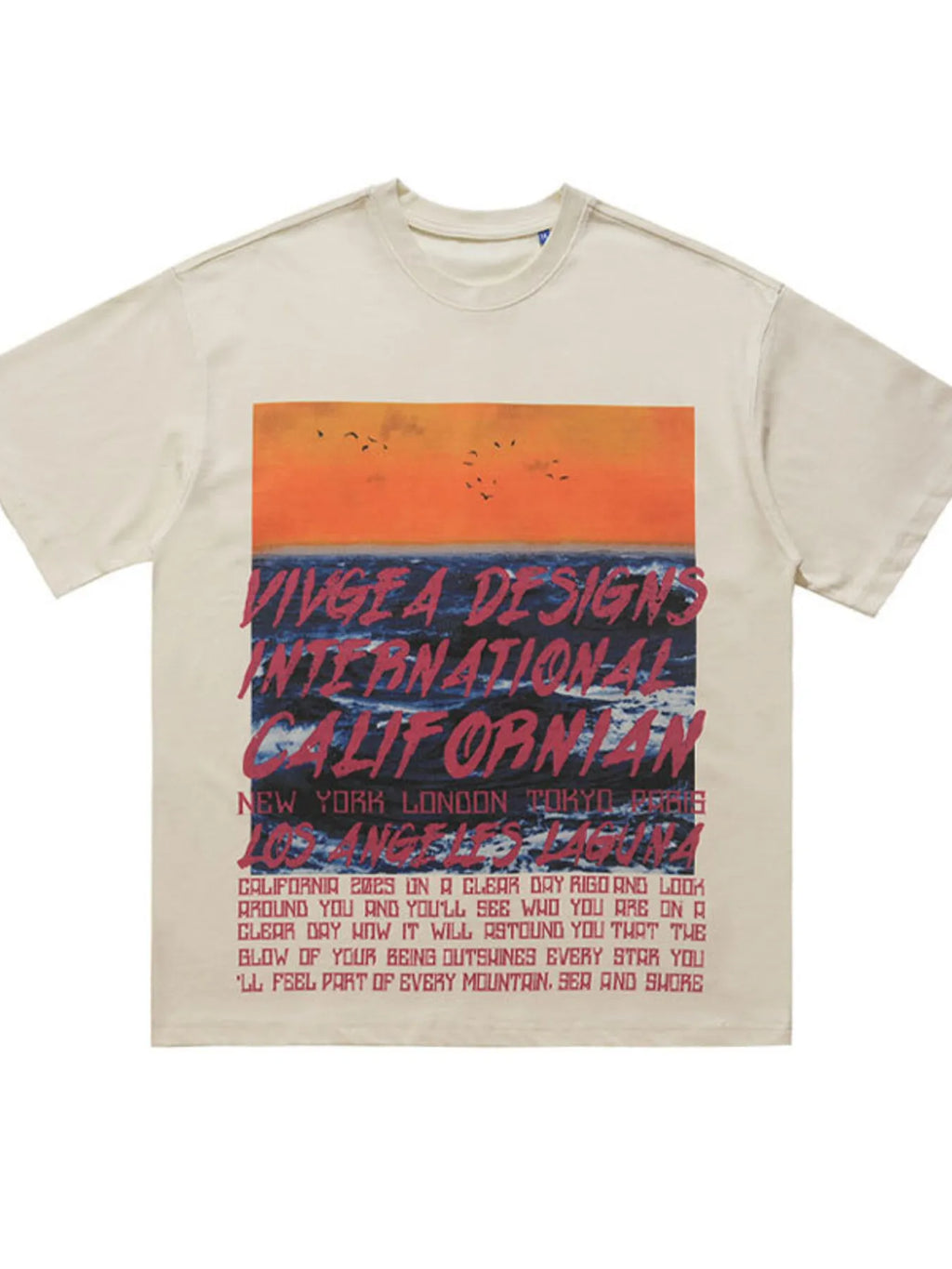 Men's Graphic Round Neck Short Sleeve Tee