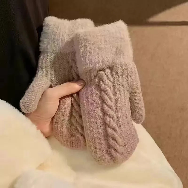 Cozy Knitted Winter Gloves