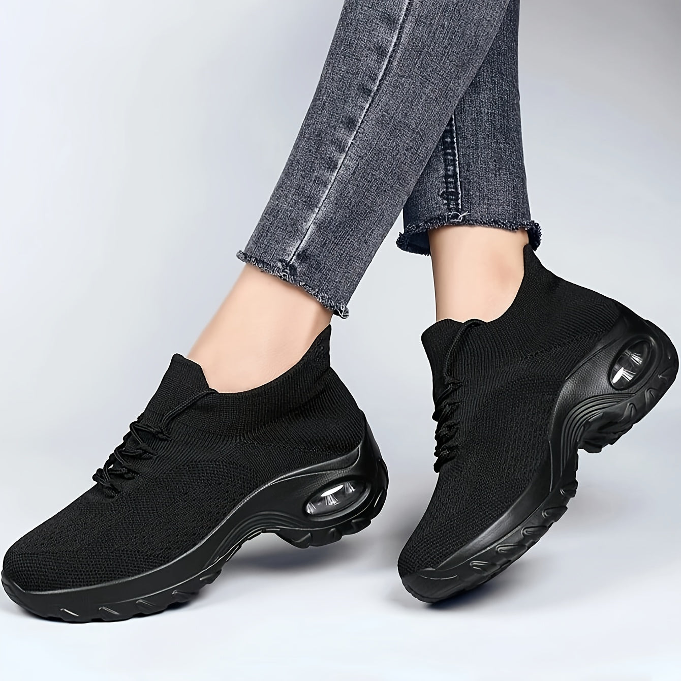 Lightweight Cushioned  Comfort Breathable Arch Sneakers