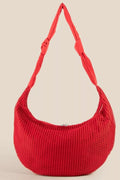 Textured Mesh Knot Shoulder Bag