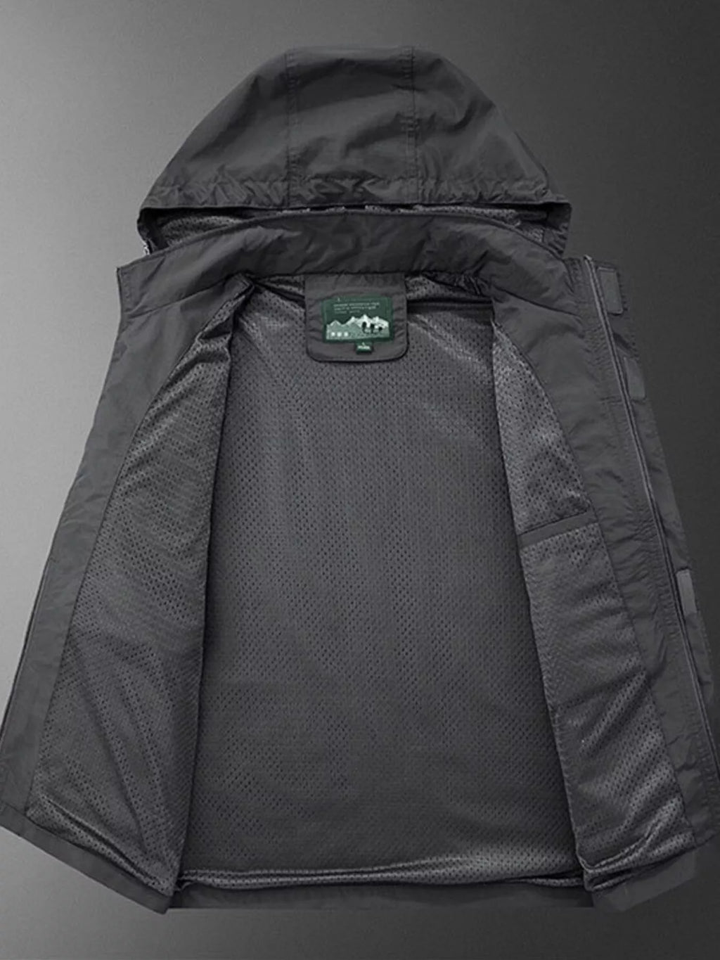 Men's Plus Size Lightweight Hooded Jacket