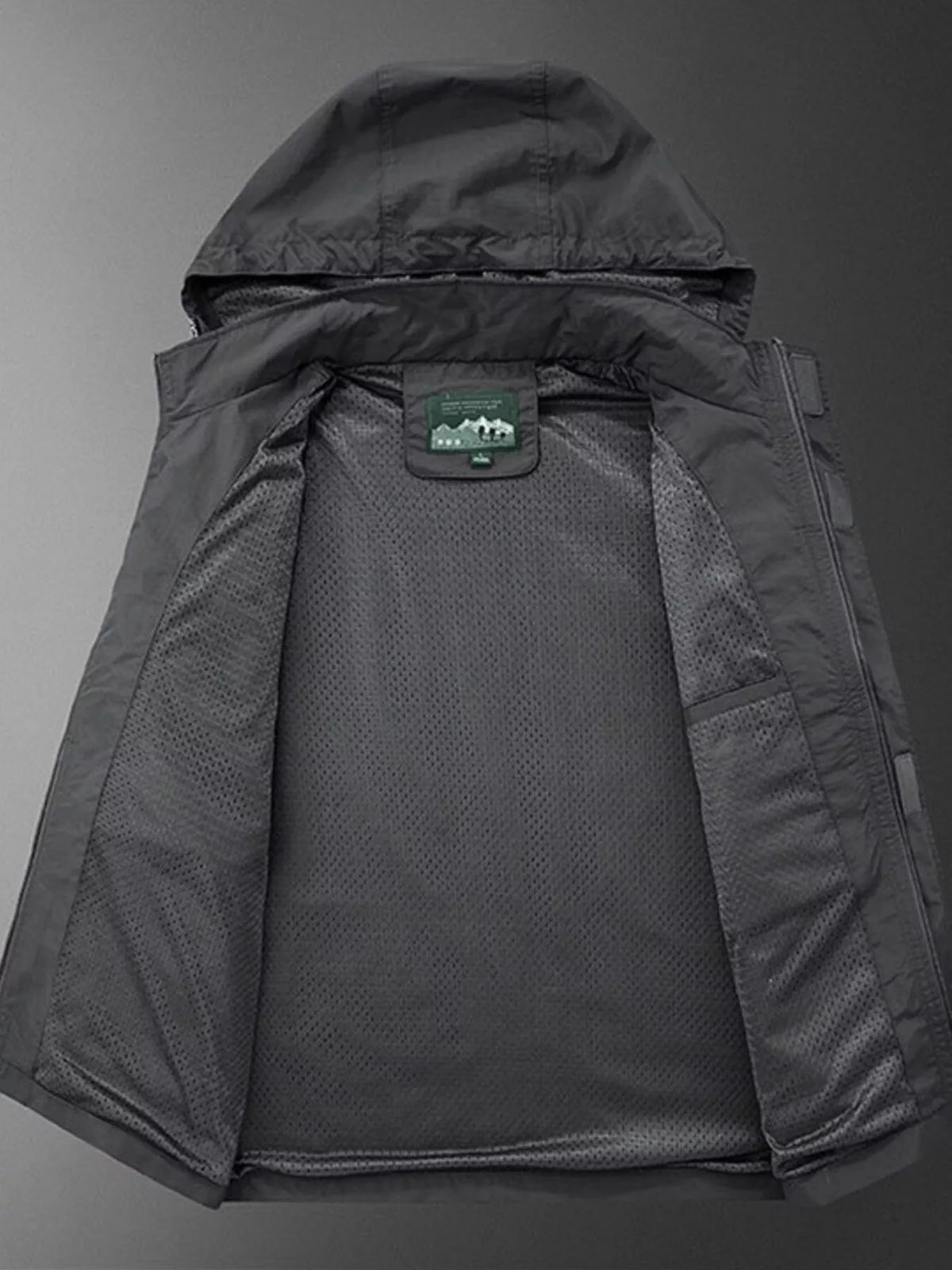 Men's Plus Size Lightweight Hooded Jacket