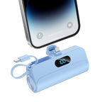 Mini Capsule Power Bank, 5000mAh Portable Charger