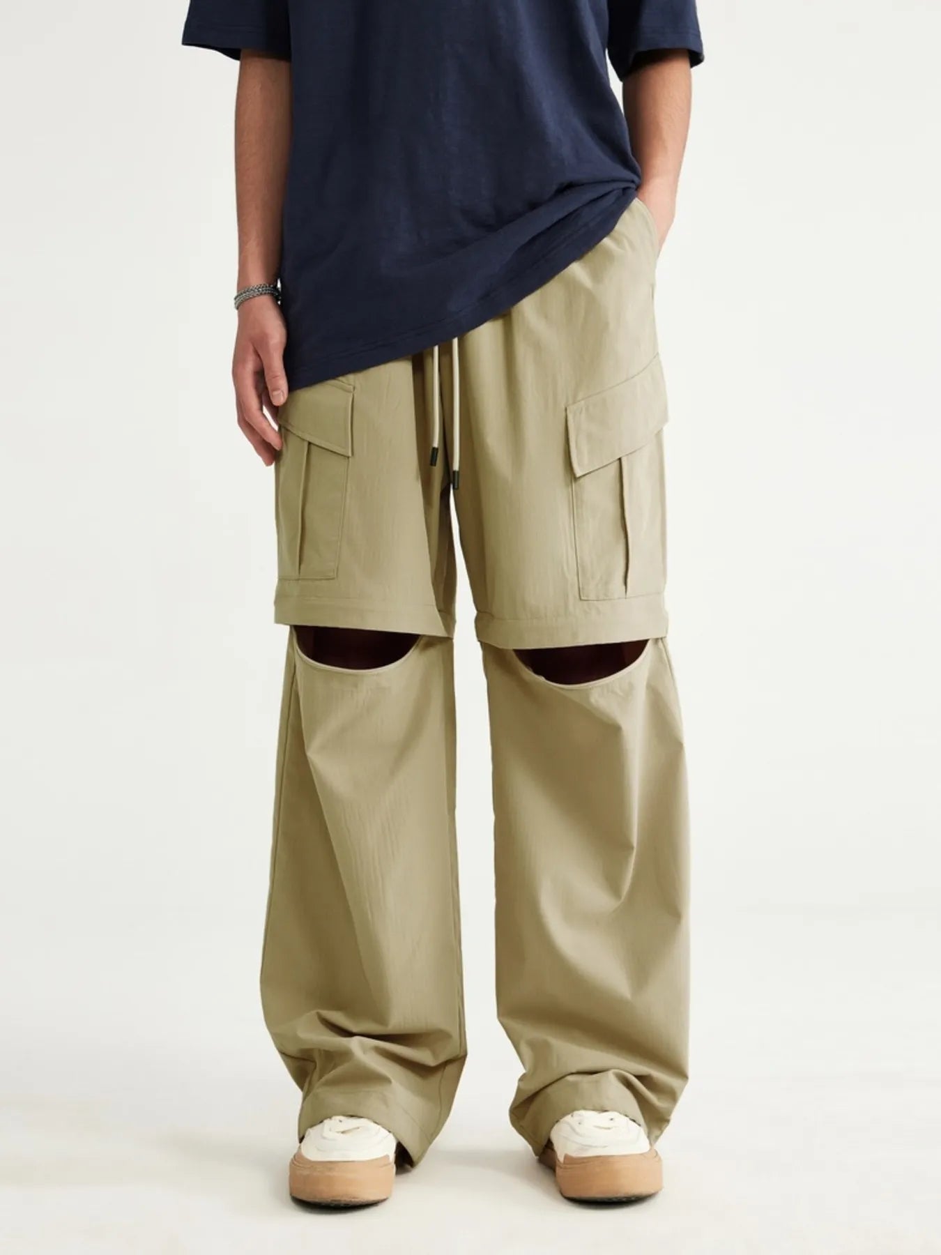 Men's Drawstring Cargo Pants