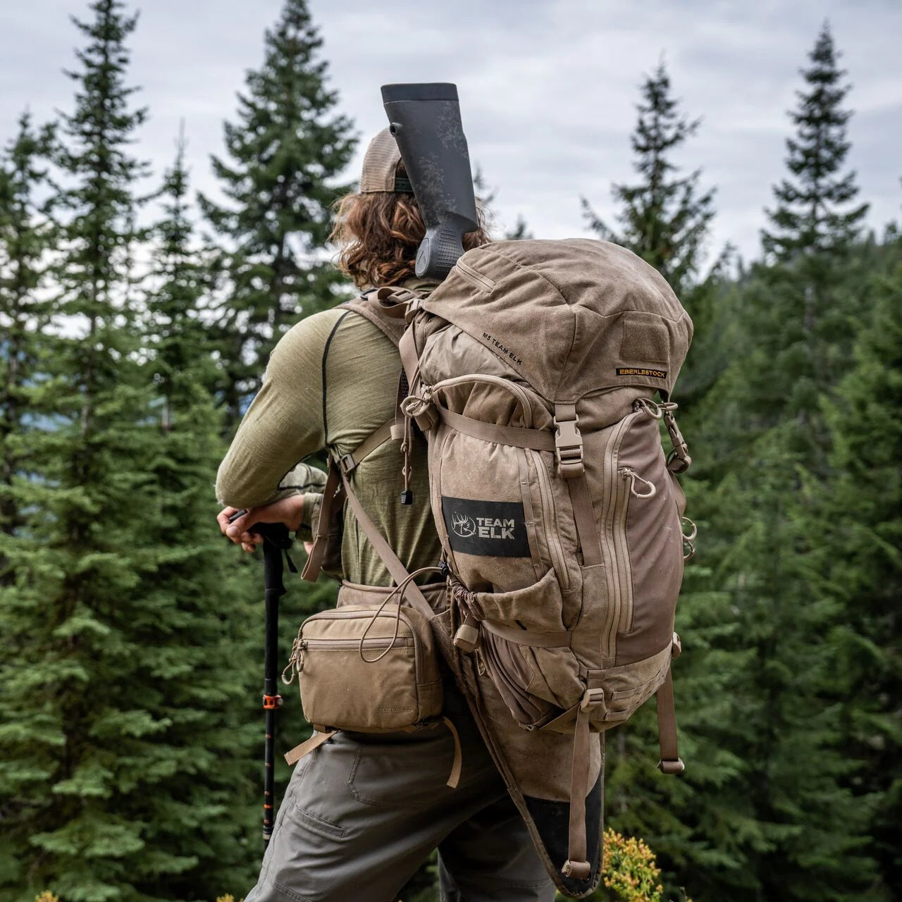 Eberlestock Team Elk Pack | Lightweight Hunting Pack w/ Rifle Scabbard
