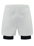 Men's Plus Size Elastic Waist Active Shorts