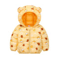 Small And Medium-sized Children's Down Padded Winter Boys And Girls Printed Cotton Coat
