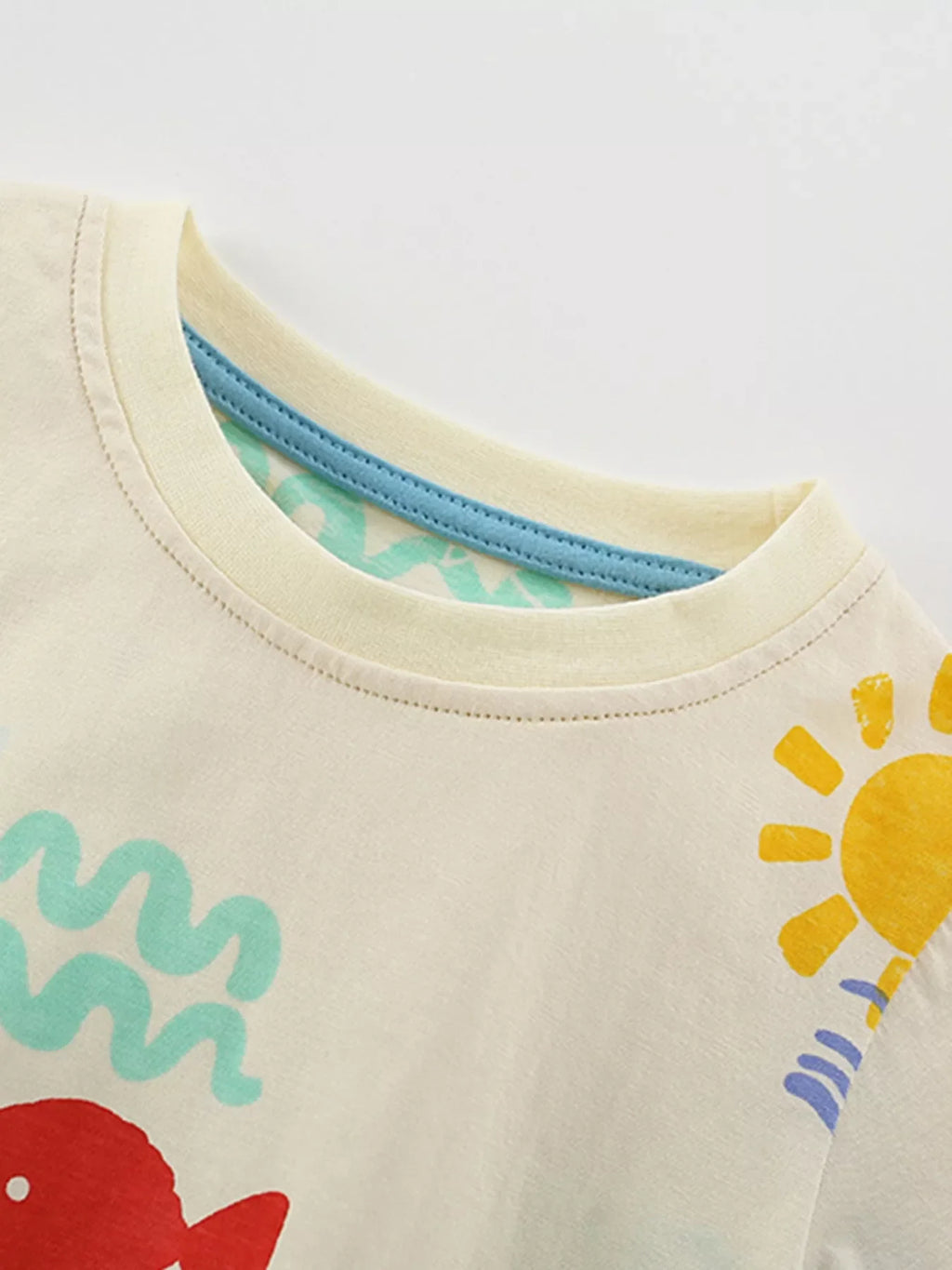 Children's Fish Short Sleeve Tee and Shorts Set