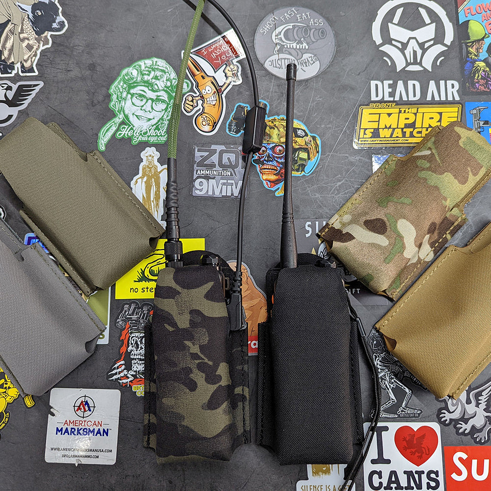 Esstac Baofeng Radio Pouch | with 2 Malice Clips