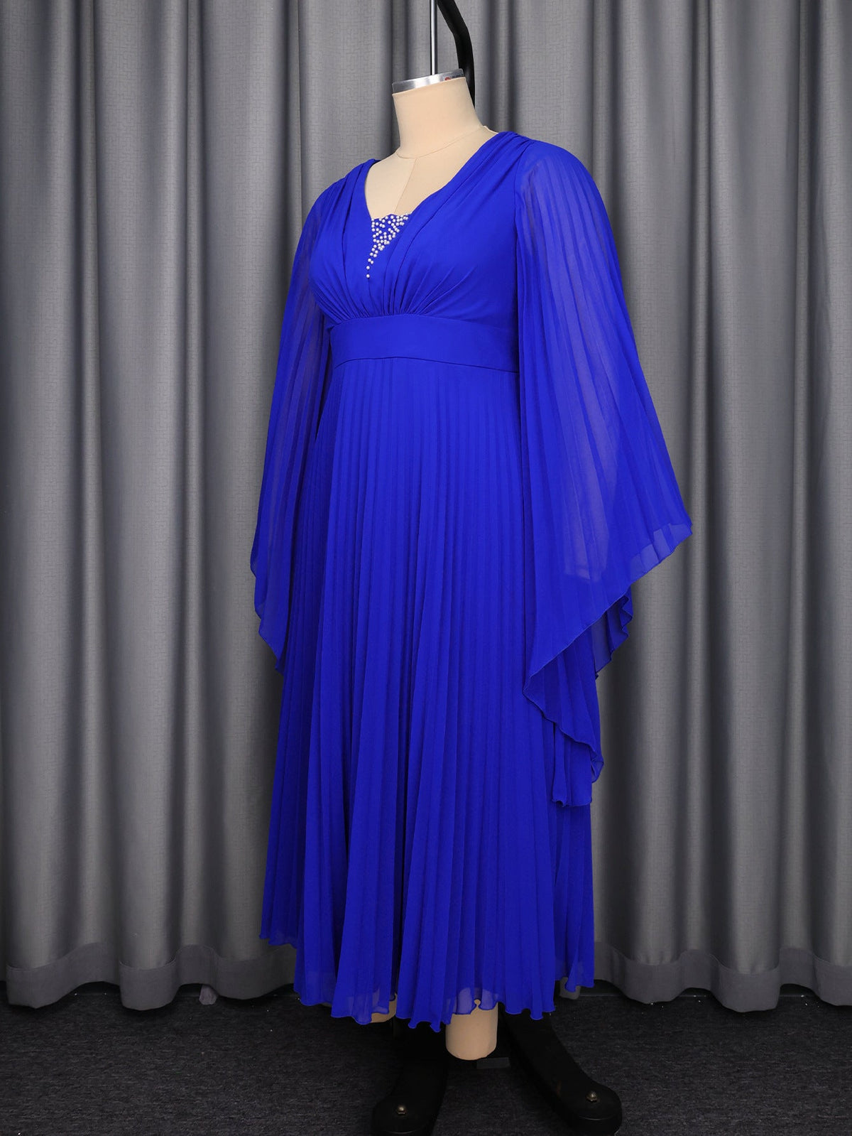 Plus-size Womens Batwing-sleeve Dress