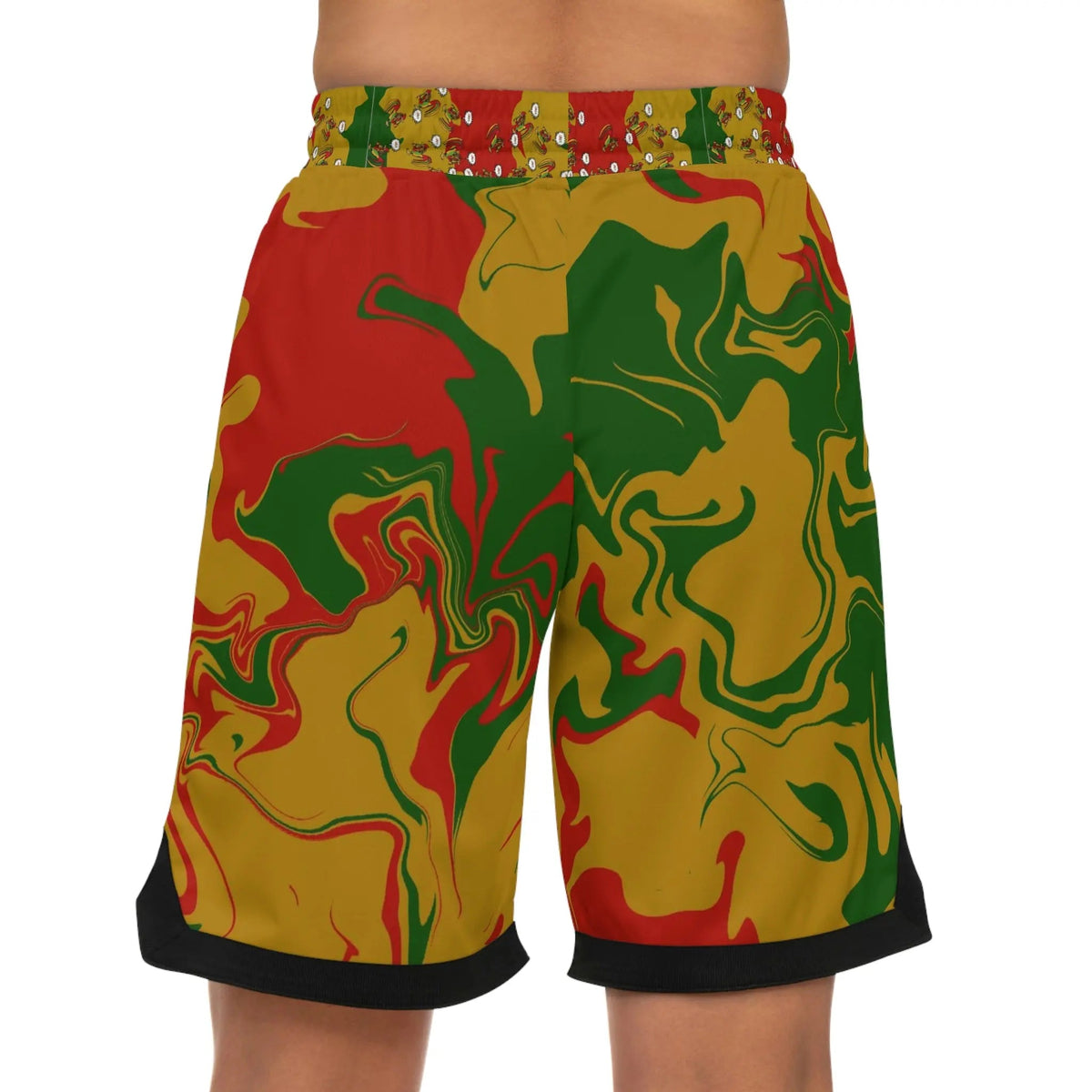 Rasta Rooster Camouflage Shorts