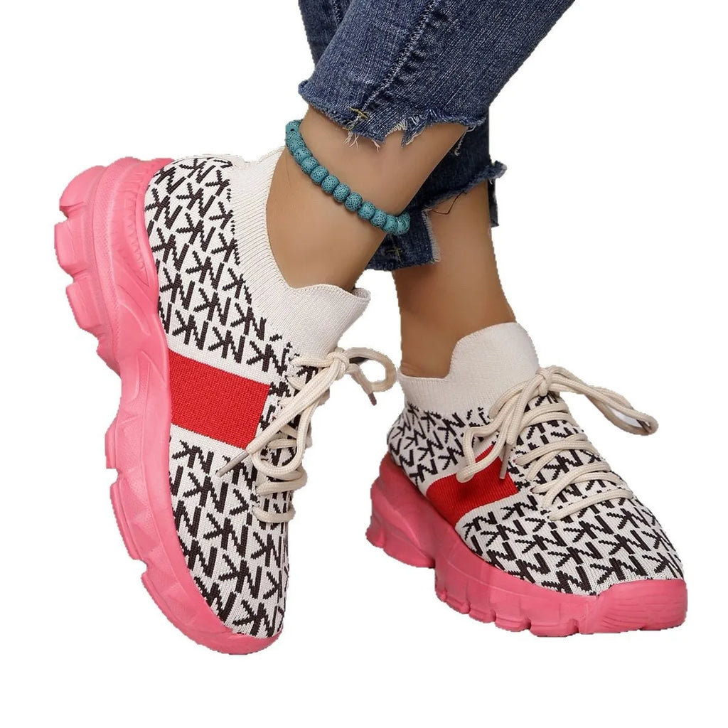Lace Up Platform Sneakers