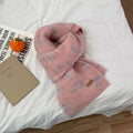 Soft Fuzzy Contrast Scarf