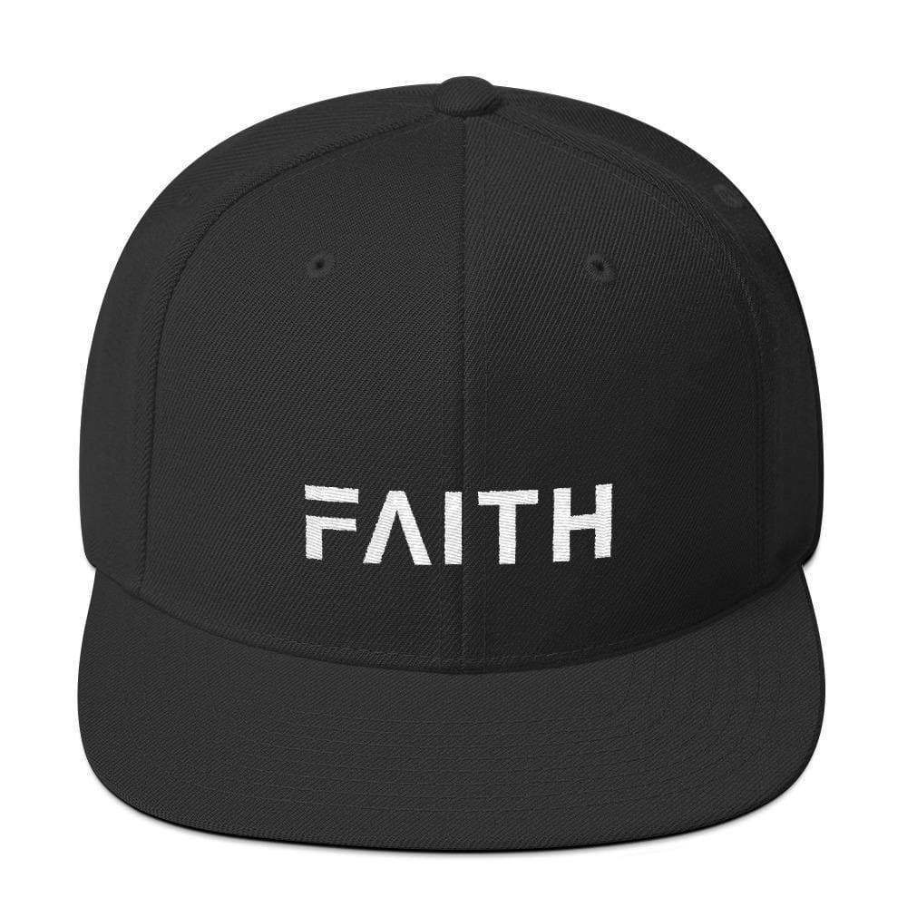Faith Snapback Hat with Flat Brim
