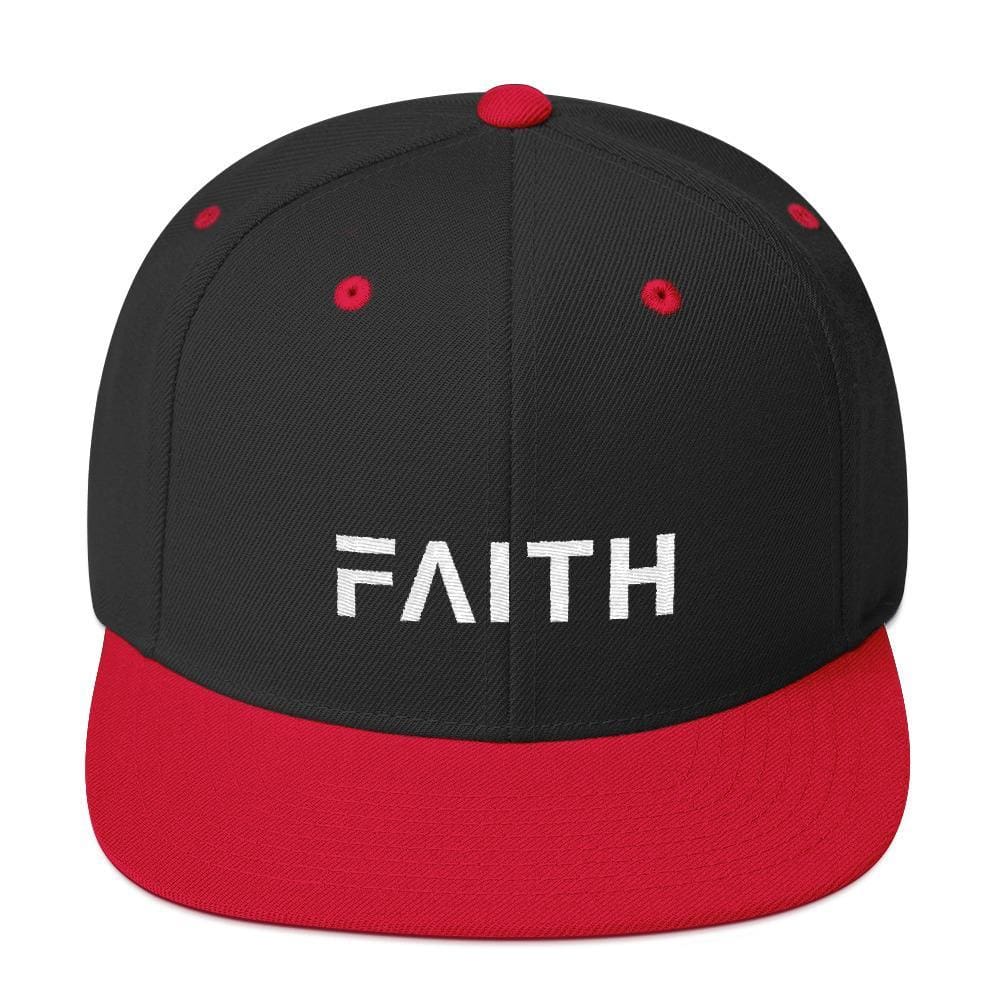 Faith Snapback Hat with Flat Brim