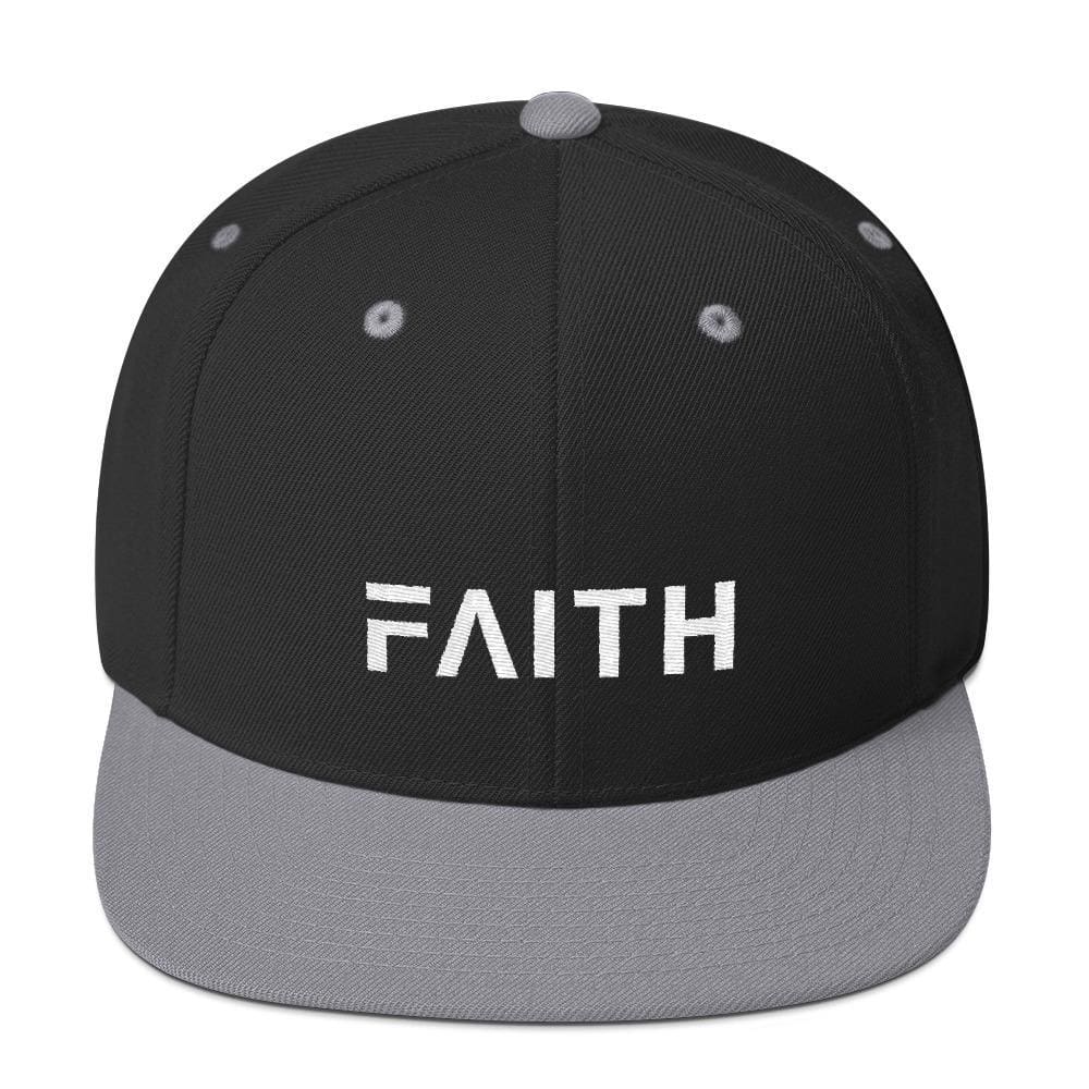 Faith Snapback Hat with Flat Brim