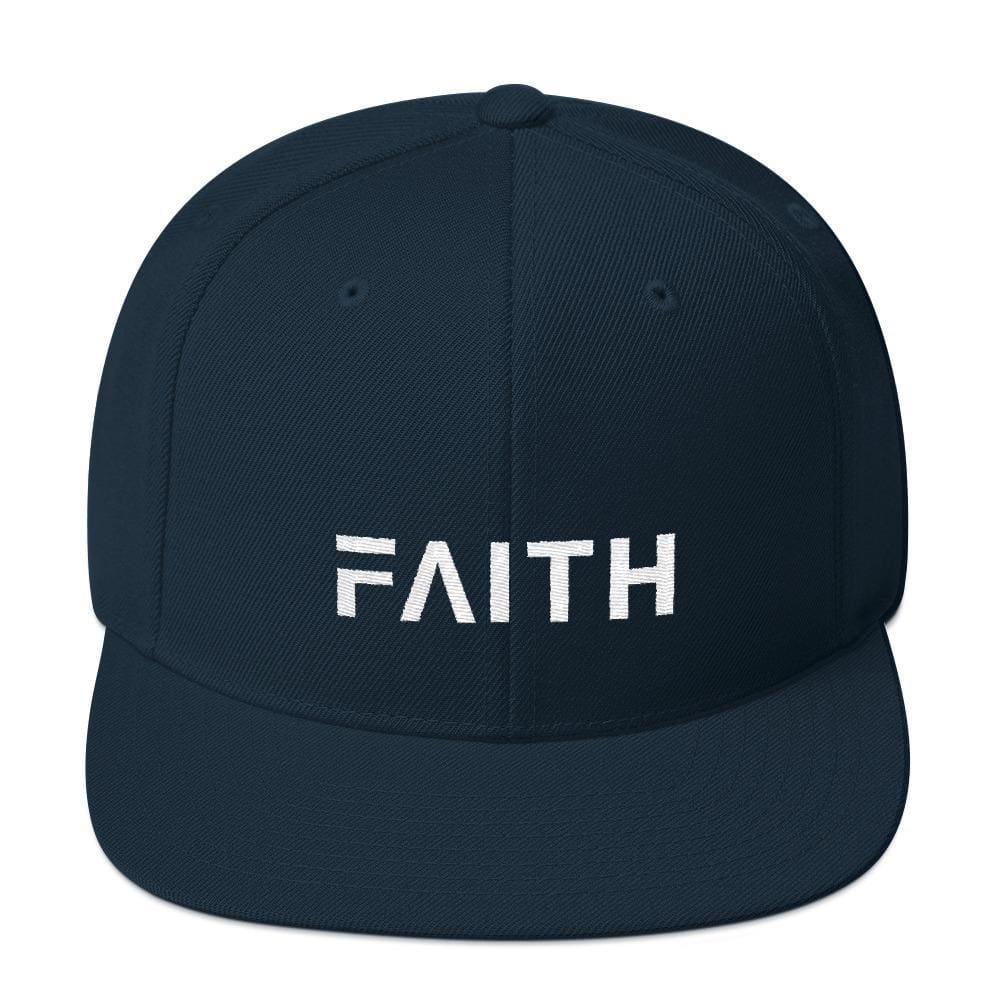 Faith Snapback Hat with Flat Brim
