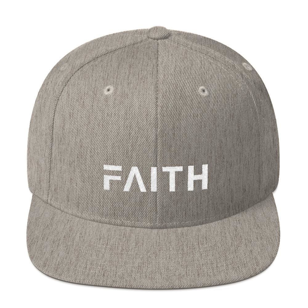 Faith Snapback Hat with Flat Brim