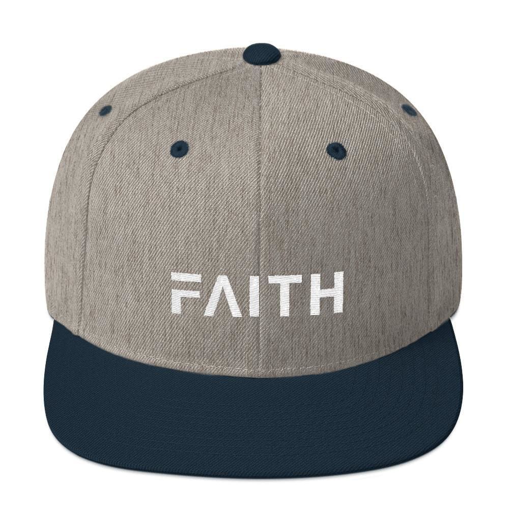 Faith Snapback Hat with Flat Brim