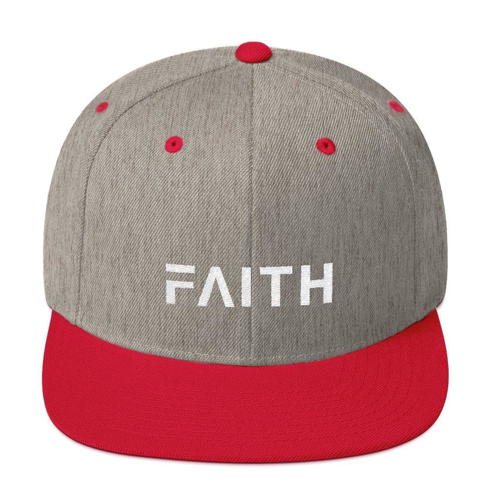 Faith Snapback Hat with Flat Brim