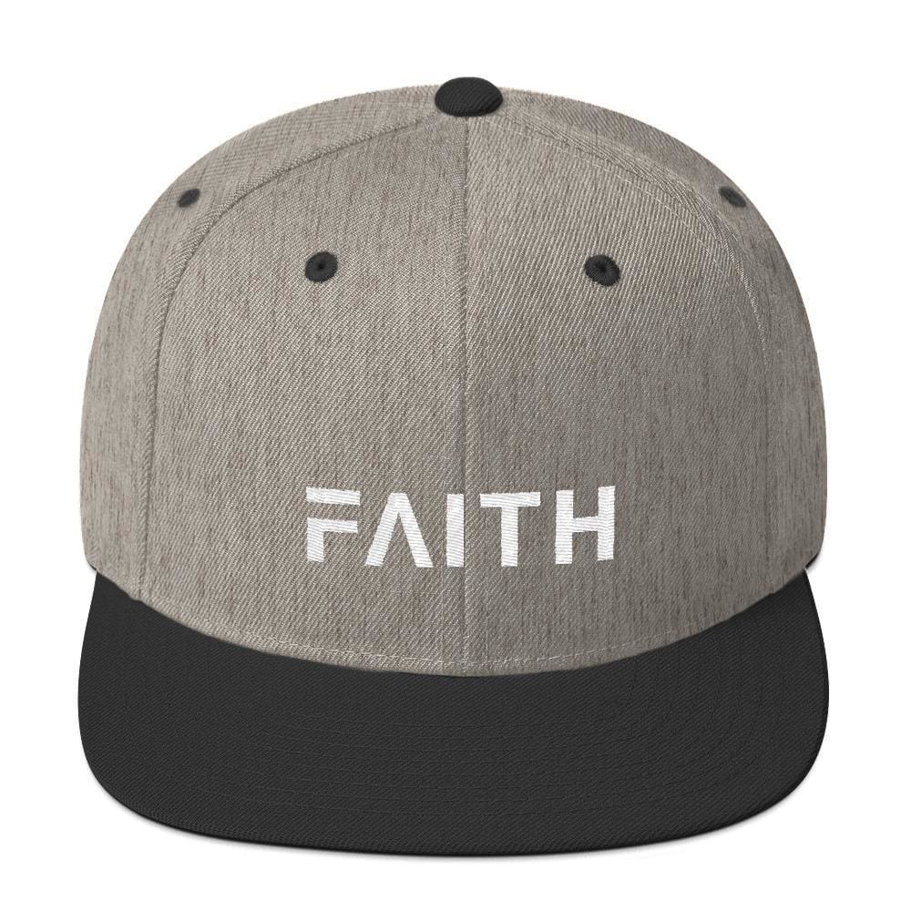 Faith Snapback Hat with Flat Brim