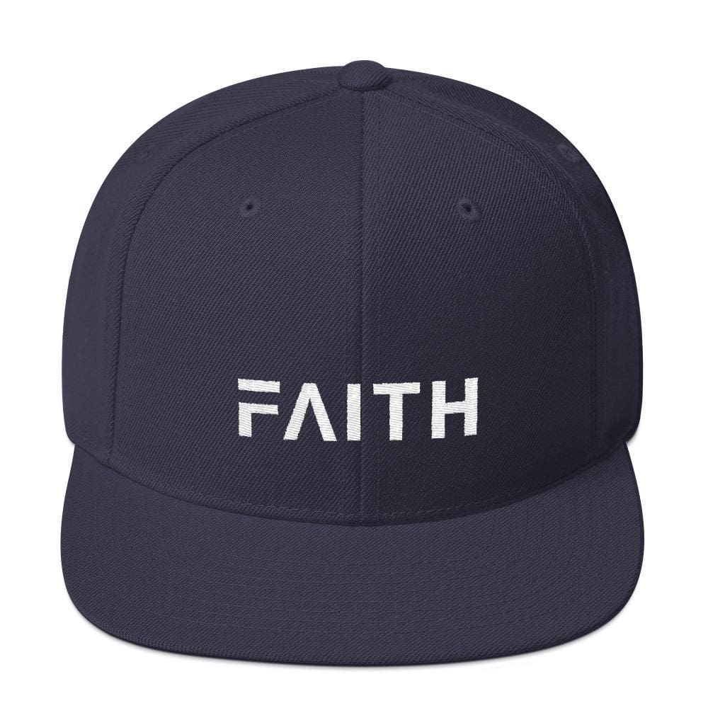 Faith Snapback Hat with Flat Brim