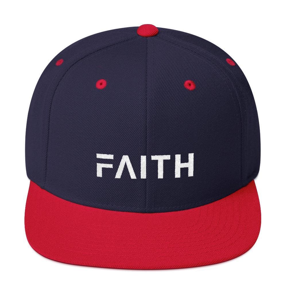 Faith Snapback Hat with Flat Brim