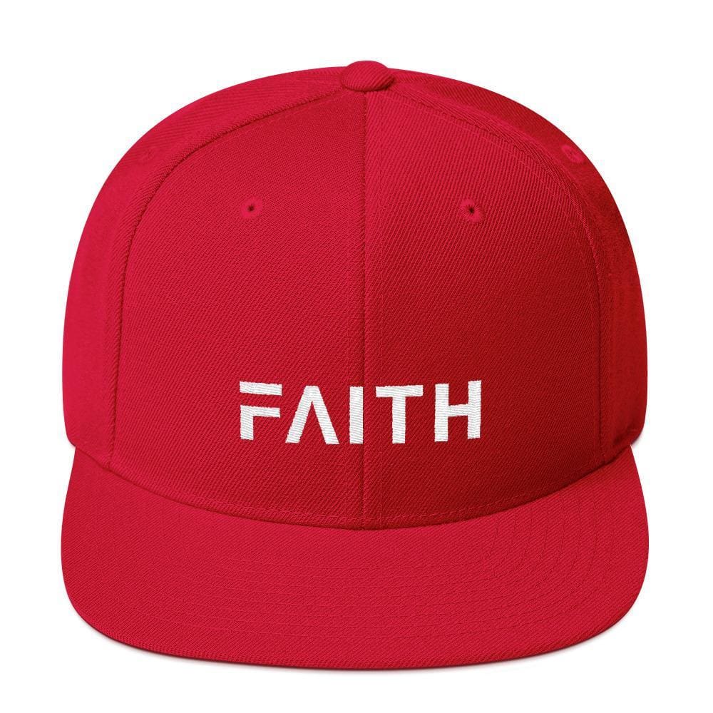 Faith Snapback Hat with Flat Brim