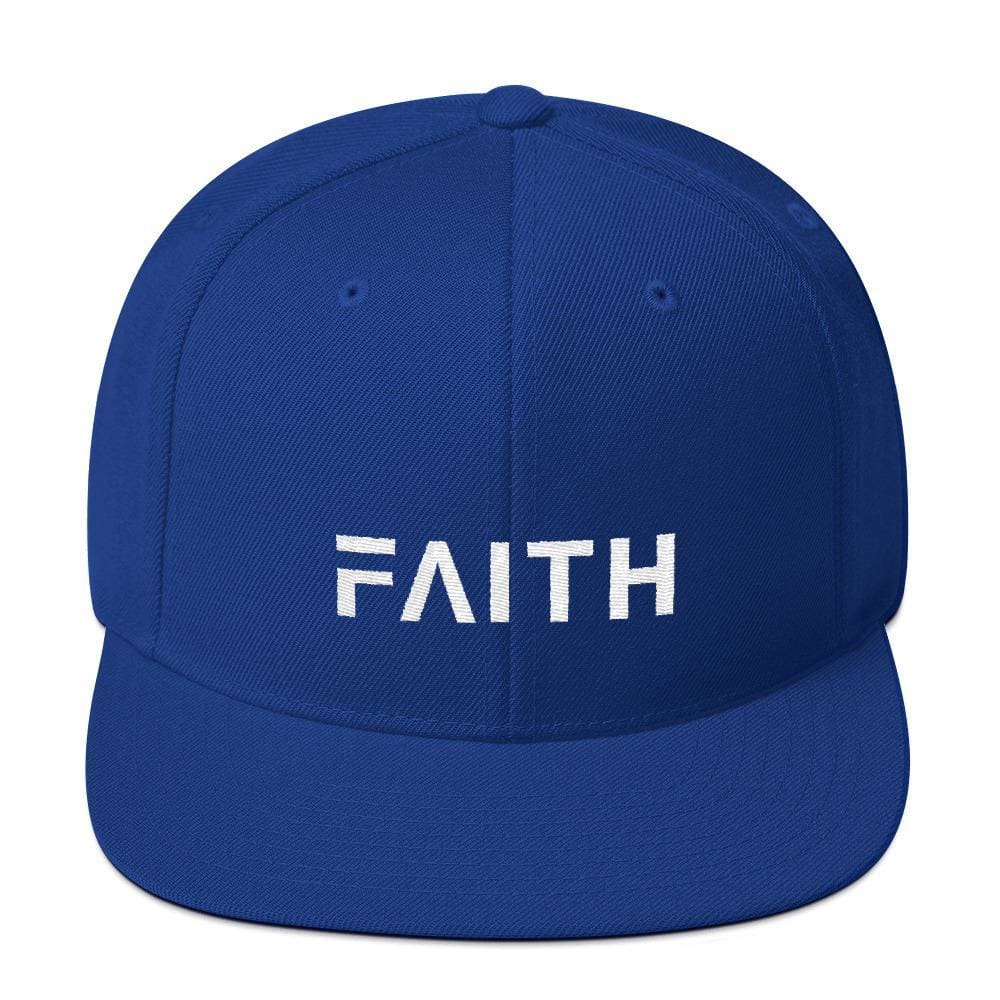 Faith Snapback Hat with Flat Brim