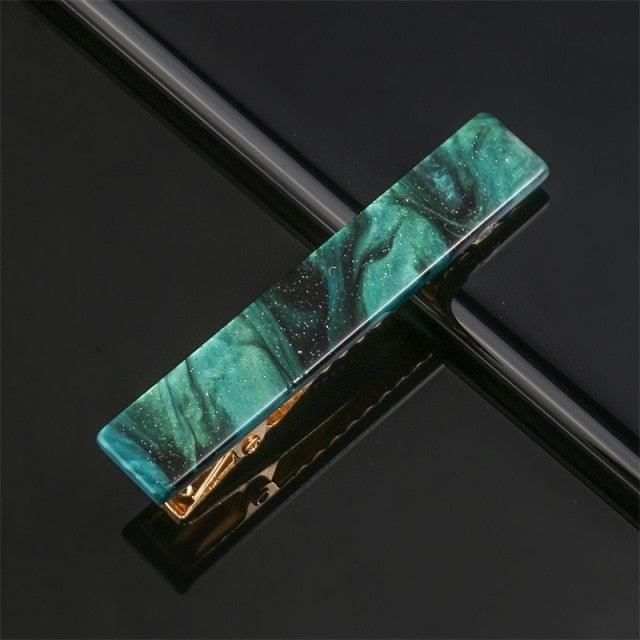 Metal Acetate Hair Clip | Leopard & Geometric Barrette | Big YAAD®Bagged