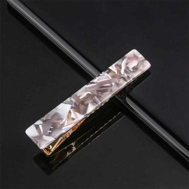 Metal Acetate Hair Clip | Leopard & Geometric Barrette | Big YAAD®Bagged