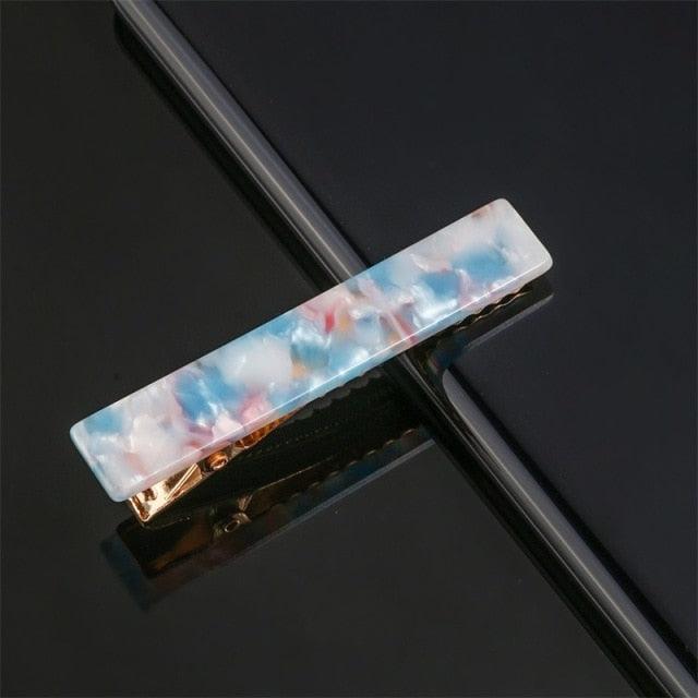 Metal Acetate Hair Clip | Leopard & Geometric Barrette | Big YAAD®Bagged