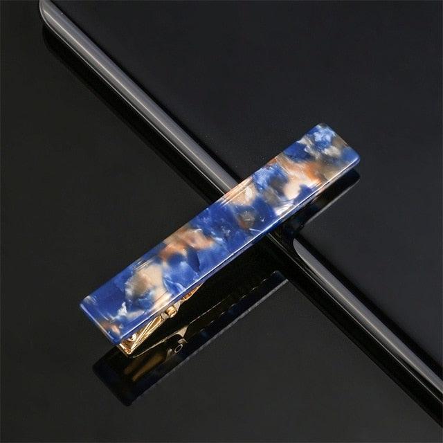Metal Acetate Hair Clip | Leopard & Geometric Barrette | Big YAAD®Bagged