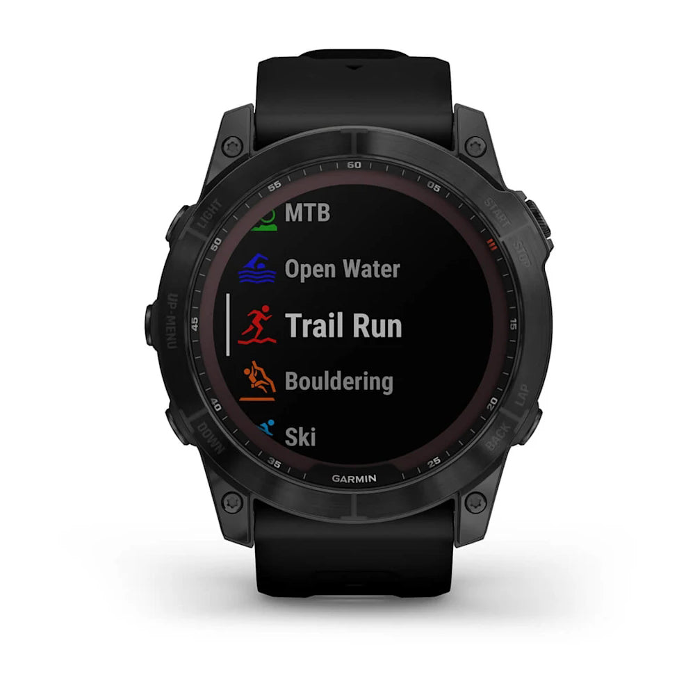 Garmin Fenix 7X Sapphire Solar | GPS Smartwatch w/ Flashlight