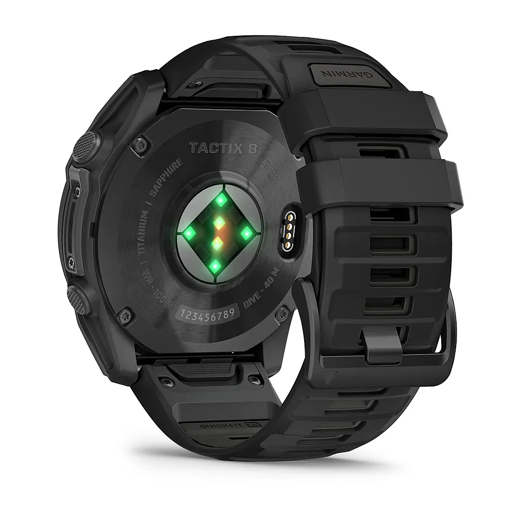 Garmin Tactix 8 51 mm AMOLED | Waterproof w/ Applied Ballistics Quantum & NVG Compatible