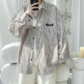 Men's Oversized Button-Up Shirts