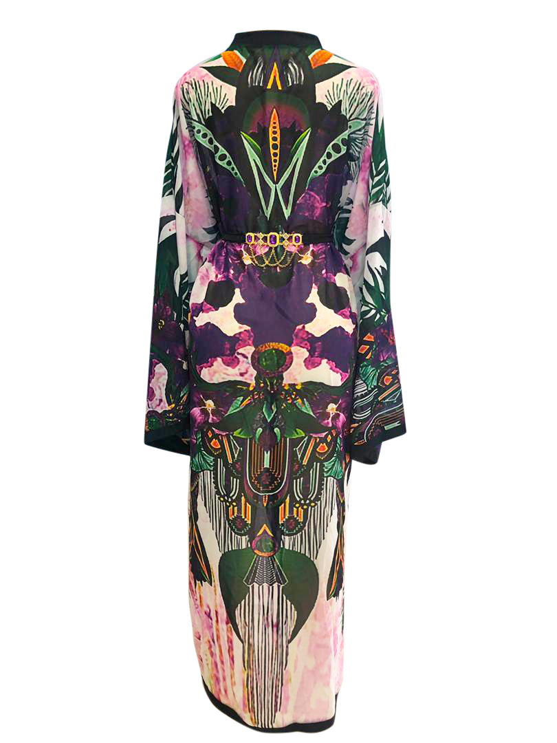 THE OCHI FLORAL COVER-UP