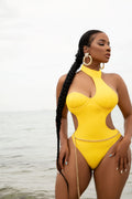 THE KINGSTON YELLOW ONE-PIECE SWIMSUIT
