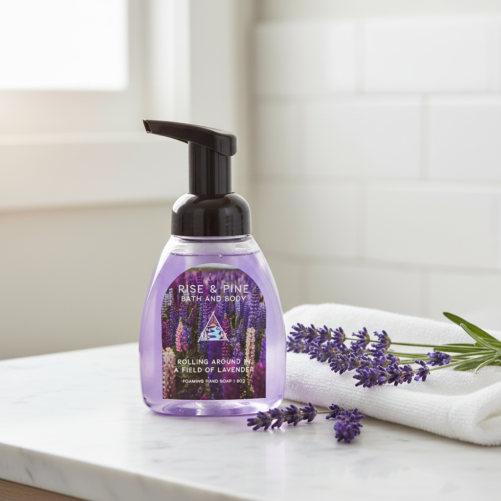 Lavender Foaming Hand Soap Lifestyle