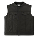 Legendary Outlaw Men's Leather Motorcycle Vest