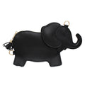 Women’s Black Elephant Crossbody Clutch Bag Stylish Fashion Handbag
