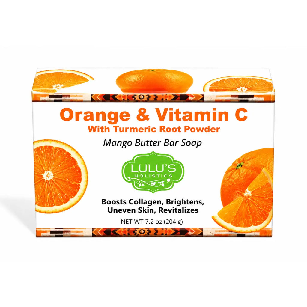 Orange Vitamin C Turmeric Mango Butter Bar Soap – Brightening Cleanse