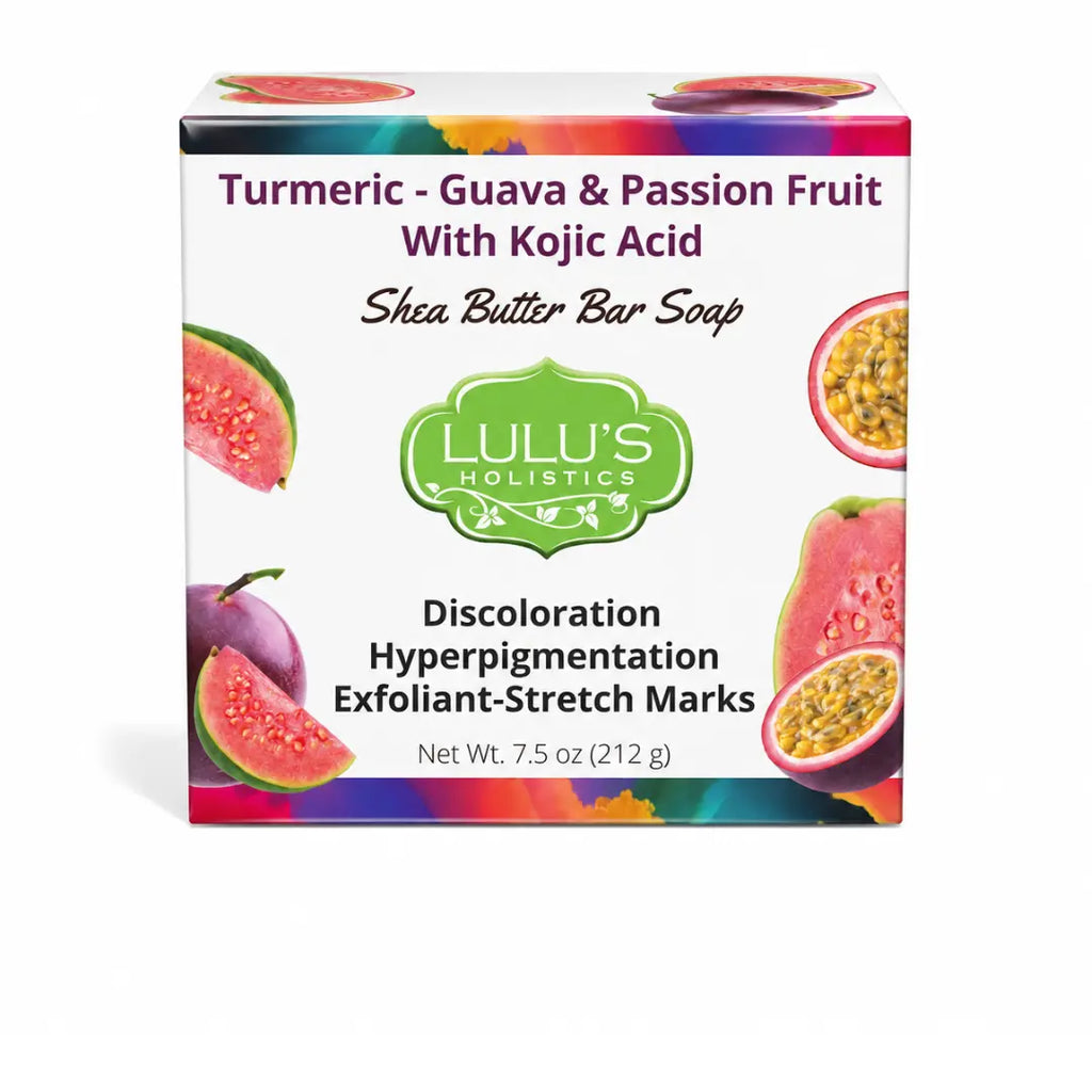 Guava Passionfruit Turmeric Kojic Shea Butter Bar Soap – Target Uneven Tone & Glow