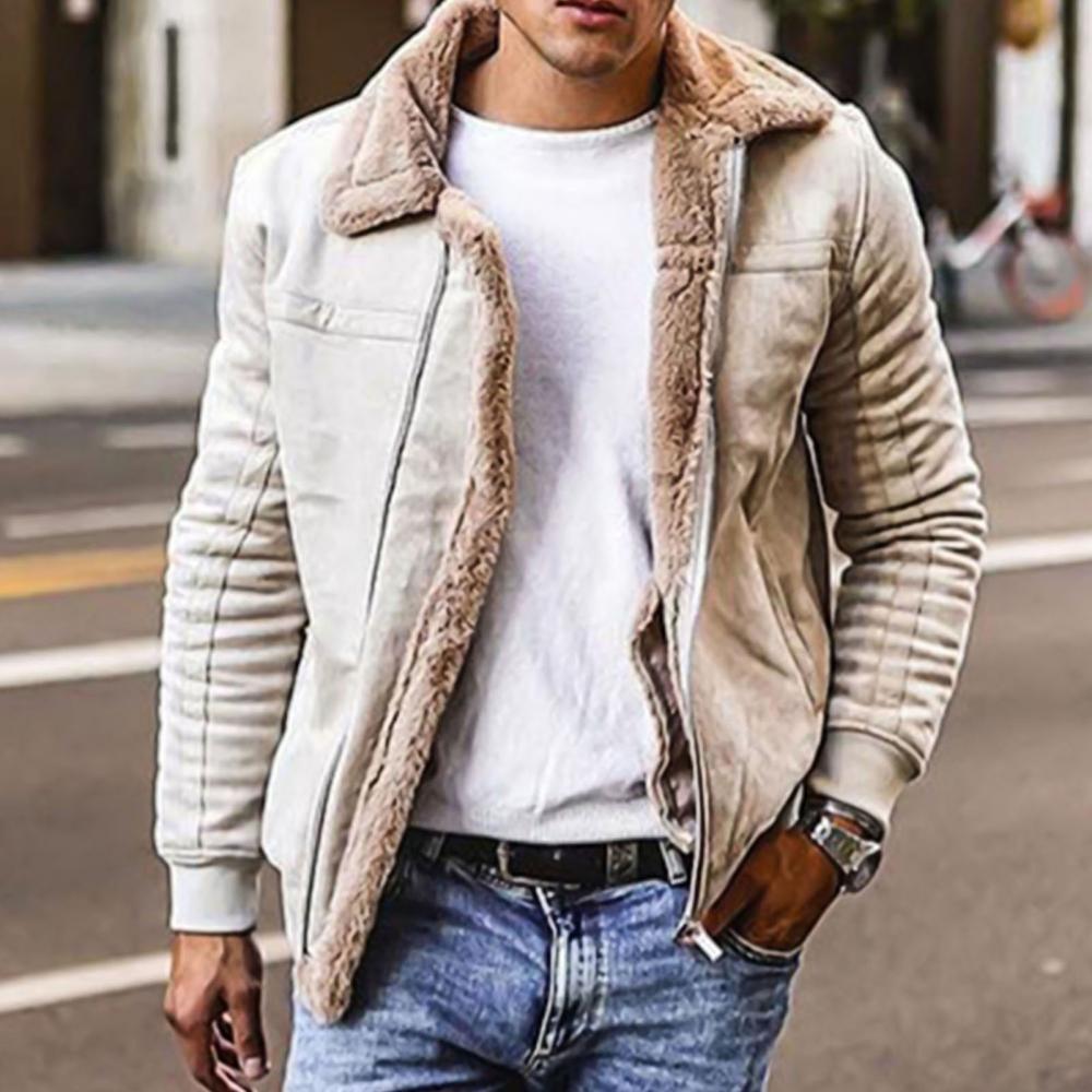 Luxury Black Motorcycle Jacket Classic Mens Slim Fit Short-Coat Collar PU Jackets Leather Jacket Vintage Collar Motorcycle PU Leather Winter Autumn Elegant Windproof Leather Coat For Men