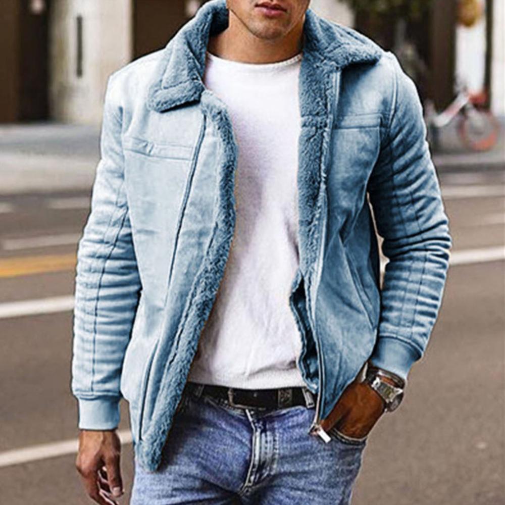 Luxury Black Motorcycle Jacket Classic Mens Slim Fit Short-Coat Collar PU Jackets Leather Jacket Vintage Collar Motorcycle PU Leather Winter Autumn Elegant Windproof Leather Coat For Men