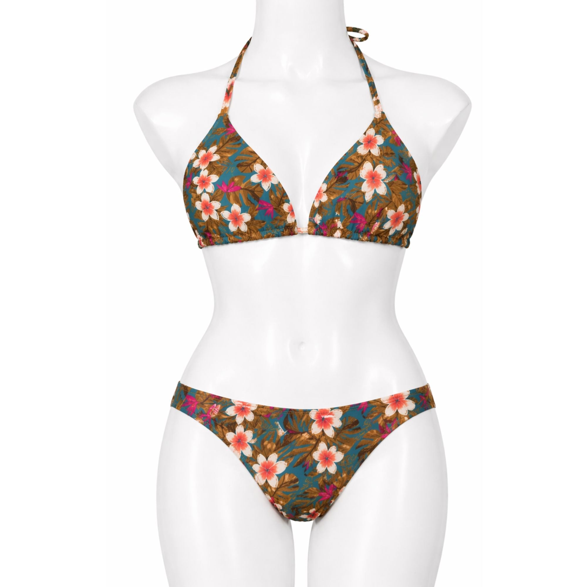 InstantFigure Hawaii Triangle Bikini Swimwear Top 86114T