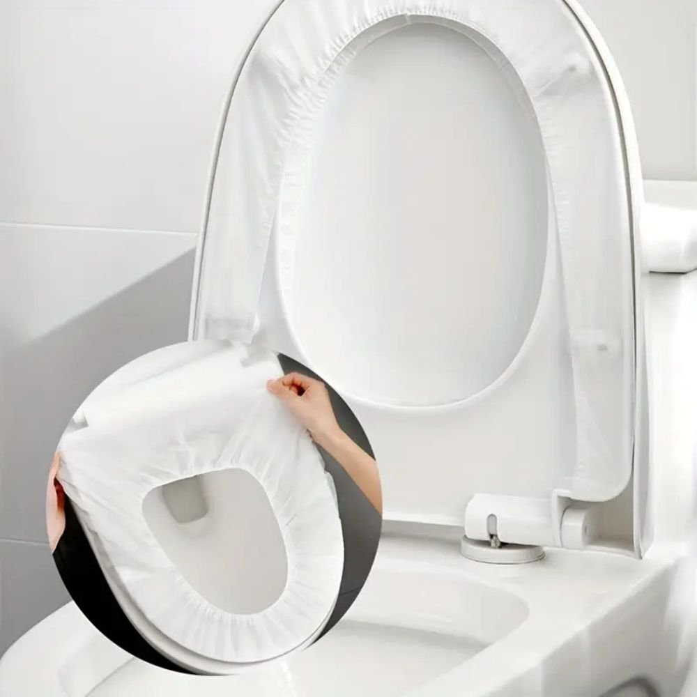 10pcs Portable Disposable Toilet Seat Cover