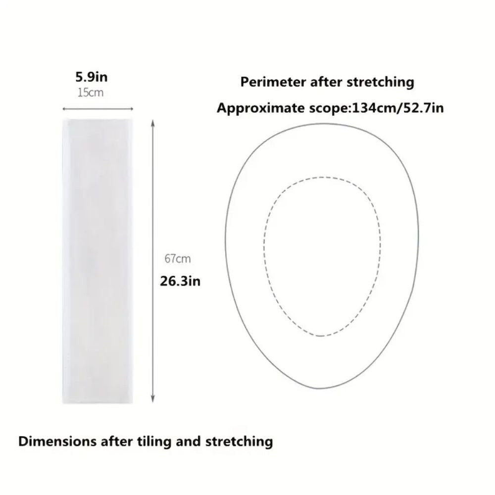 10pcs Portable Disposable Toilet Seat Cover